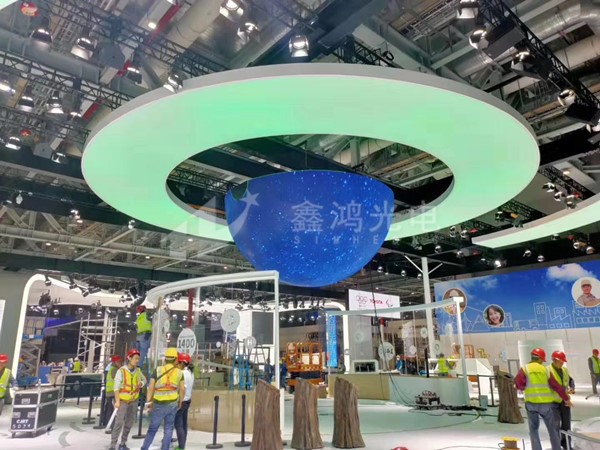 上海國際會展中心-直徑6米球屏